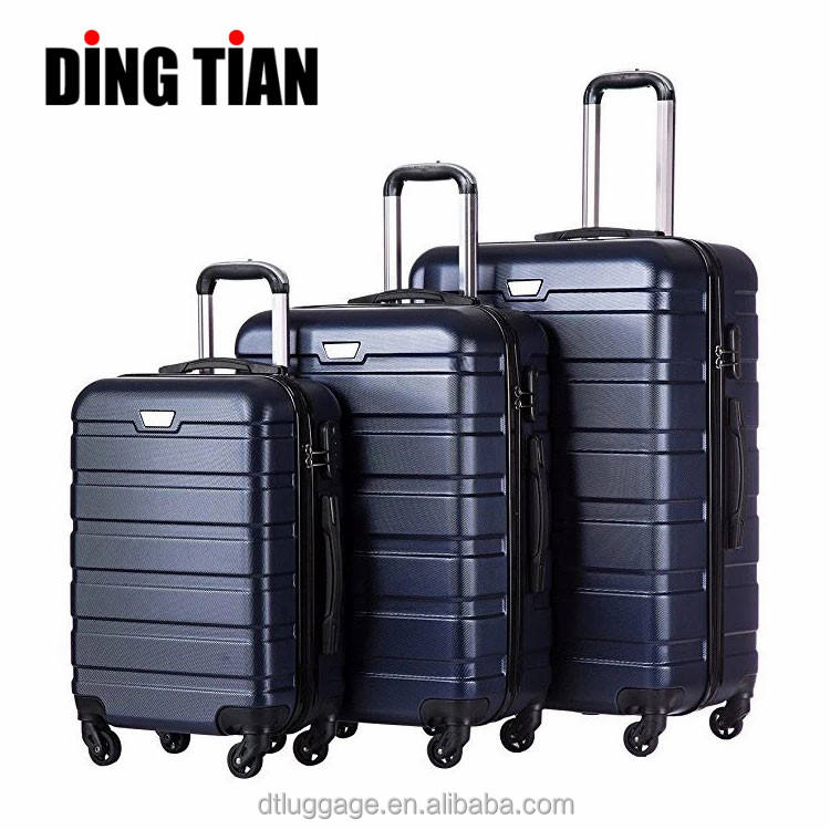 ABS Plastic Valise De Voyage Ultra Lite Wight Baggage Travel Trolley  Aluminium Koffer Piece Sets Durable Luggage Suitcase