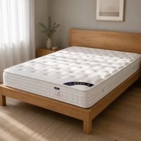Matelas hybride compressé sur mesure en mousse à mémoire de forme Queen Size, roulé en boîte, durable, rafraîchissant et matelassé pour hôtel, chambre et maison