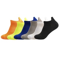 Chaussettes de sport basses respirantes personnalisées avec logo pour la gym et la course à pied, vente en gros d'usine OEM ODM