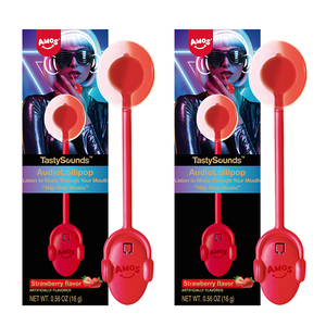Bonbons Jouet Audio Son Amusant Bonbons Jouet Musique Personnalisée Conduction Osseuse <span class=keywords><strong>Sucette</strong></span> Jouet Bonbons Saveur De Fraise - Product Image 2