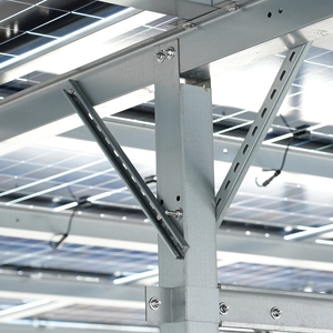 Supports de montage modulaires Zn-Al-Mg pour panneaux solaires BIPV, étanches, pour photovoltaïque intégré au bâtiment, sans soudure, installation rapide - Product Image 5