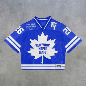 Herren Fußball Trikot Stil Kurzarm Sport hemd Herren V-Kragen Letter-Printed Street T-Shirt - Product Image 1