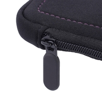 Sac en néoprène à fermeture éclair en relief d'usine personnalisé pour câble de chargement accessoires électroniques trousse de toilette de maquillage de voyage en néoprène