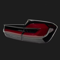 Feux arrière LED pour BMW Série 3 F30 F35 2013-2018 320i 328i 335i Clignotants séquentiels dynamiques Lentille fumée rouge Feux arrière