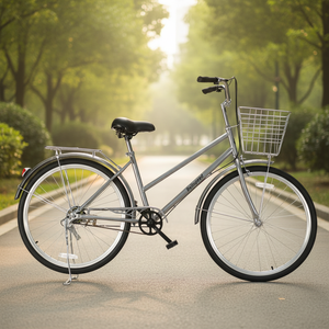 <span class=keywords><strong>Bicicleta</strong></span> Urbana de Aluminio con Transmisión por Correa Silenciosa de 26 Pulgadas, Diseño Retro, Nueva, en Stock, Disponible para Damas - Product Image 6