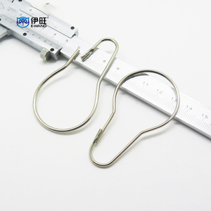 EWANG vente directe en forme de pied tringle à rideau accessoires de quincaillerie crochets anneaux de rideau de douche - Product Image 1