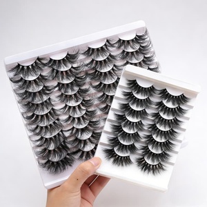 Fournisseur de cils en vison 3D classiques et volumineux, cils en vison 5D naturels en bande complète, vente en gros - Product Image 3