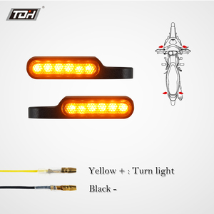 Feux de <span class=keywords><strong>moto</strong></span> mini feu de conduite adapté pour M8 boulon lumineux <span class=keywords><strong>clignotant</strong></span> étanche E8 homologation 6LED - Product Image 4