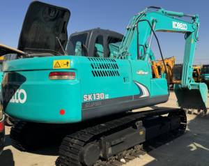 Excavatrice hydraulique de 13 tonnes Kobelco SK130 de bonne performance utilisée avec pompe de boîte de vitesses de moteur d'origine et PLC-Prix bon marché Offre Spéciale - Product Image 5