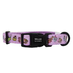 Tali yang cocok dan kerah anjing dengan tas kotoran pemegang kustom pola cetak Transfer panas Neoprene rompi anjing <span class=keywords><strong>Harness</strong></span> Set - Product Image 5
