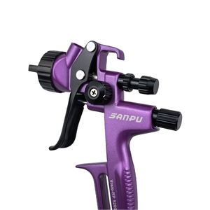 Profession elle 1,3mm Luft spritzpistole 600ml Schwerkraft zufuhr Edelstahl-Nadel düse 600ccm Tasse für das Sprühen von Auto lacken - Product Image 5