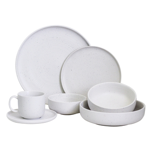 Western Design Porcelain Ceramic <strong>Dinnerware</strong> <strong>Sets</strong> with Minimalist Solid Color and Utensils Kit <strong>for</strong> Home Hotel Restaurant Use - Product Image 3