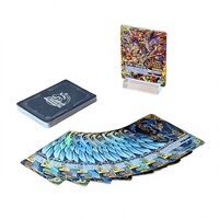 Cartes de jeu personnalisées, cartes à collectionner holographiques avec impression de logo laser, cartes de dessins animés et d'anime, OEM