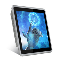 15 "J1900 J4125 I3 I5 I7 Industrial Pc Gaming Computadora duradera Todo en uno con pantalla táctil para máquina de Inteligencia Artificial