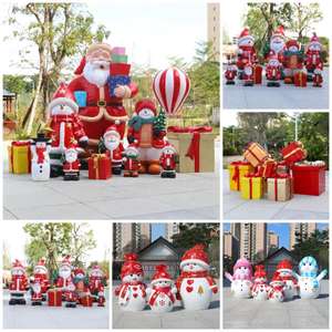 Patung bertema Natal serat kaca untuk patung dekorasi Natal - Product Image 5