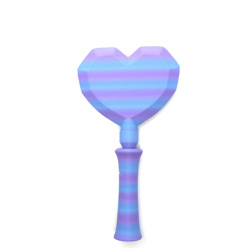 Coeur violet bleu