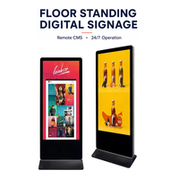 Kiosque numérique intelligent sur pied, écran tactile LCD Android CMS de 43, 55, 65 pouces, affichage publicitaire pour centre commercial, hôtel, commerce de détail, OEM
