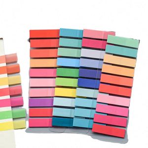 Convenient Self-Adhesive PET Index Tabs Stationery Rulers Magnetic Sticky Notes Memo <b>Pad</b> Plastic Sticker for Office Use - Product Image 4