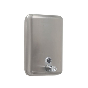 Dispenser di sapone in acciaio inox da 1 litro con montaggio a parete per bagni - Product Image 1