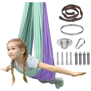 Columpio Sensorial para Niños, Columpio Infantil de Nailon para Interiores y Exteriores con <span class=keywords><strong>Hamaca</strong></span> para Bebés - Product Image 6