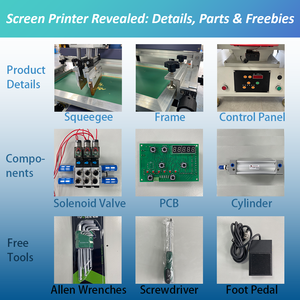 MINGKE Reliable Large Acrylic Plastic Sheet Semi-Automatic Desktop <strong>Screen</strong> <strong>Printing</strong> <strong>Machine</strong> - Product Image 4