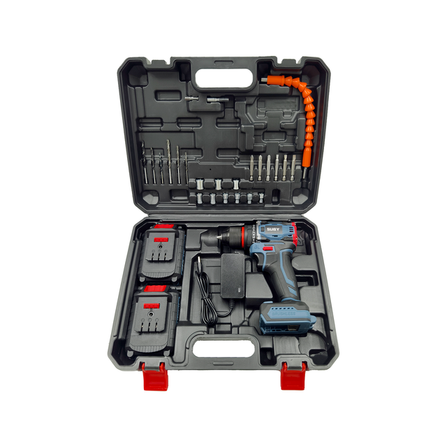 48V Cordless Drill Driver Screwdriver Set with LED Work Light DIY Drilling for Walls OEM Supported Torque Power Drills Kitbox
