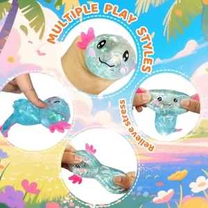 Jouet anti-stress souple, jouets sensoriels à paillettes, jouets mignons pour enfants, adolescents et adultes, cadeaux de fête, jouets anti-anxiété - Product Image 2