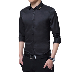 OEM yüksek erkek havalandırmalı iş gömlek pamuk anti-statik gömlek - Product Image 2