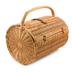 Bán buôn nhà sản xuất sang trọng phong cách mây ráp <span class=keywords><strong>picnic</strong></span> Basket <span class=keywords><strong>Set</strong></span> với nắp xử lý giá rẻ và phong cách - Product Image 6