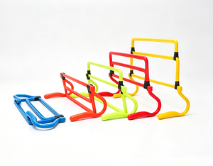 <span class=keywords><strong>Ostacoli</strong></span> per Allenamento di Agilità nel Calcio per Bambini e Adulti, Altezza Regolabile, in PVC, Portatili e Pieghevoli, Produzione OEM - Product Image 2