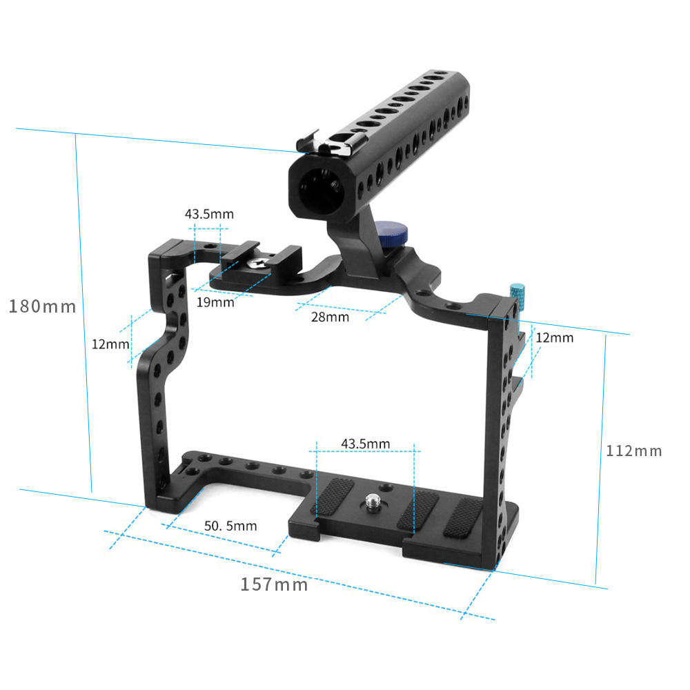 Cage pour GH3 GH4 Noir