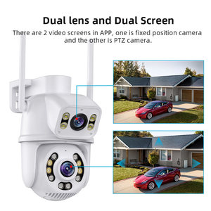 Cámara de Vigilancia Inalámbrica WiFi Iscee-Q25 de 3MP, Cámara IP HD con Vista Previa de Doble Pantalla M370 - Product Image 4