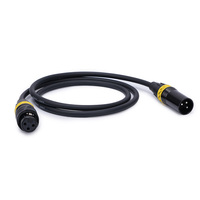 Câble audio XLR étanche IP65, 3 broches femelles, conducteur en cuivre, blindage en feuille tressée, micro vidéo KESHI