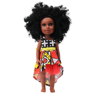 <span class=keywords><strong>Bambole</strong></span> Realistiche Personalizzate Nere in Vendita, Giocattoli Educativi Fatti a Mano per Bambine, Accessori in Plastica e Tessuto - Product Image 2