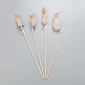 ของเล่นแมวแบบเชือกติดขนนกบนไม้ <span class=keywords><strong>ราคา</strong></span>ส่งถูก - Product Image 6