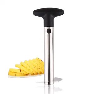 Popular Stainless Steel Manual Pineapple Slicer Peeler Machine Pineapple Cutting Skin Marching Juicer Machine Extractor