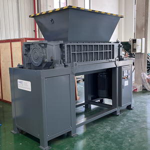 Vanest lớn và nhỏ Shredder kim loại nhựa phế liệu sắt nhà bếp Shredder đơn đôi Trục cao su kim loại lốp Máy Nghiền - Product Image 3