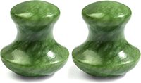 Outils de massage facial et corporel en jade en gros, type champignon, pour le soin et le gommage