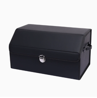Organisateur de coffre de voiture en cuir, boîte de rangement pliable pour l'intérieur de la voiture, décoration intérieure pratique, indispensable pour l'organisation et le rangement