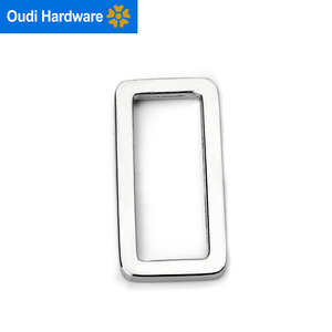 Khác Nhau mini kích thước hình chữ nhật Túi Nhẫn kim loại vuông vòng khóa Kẽm hợp kim kim loại nhẫn cho ví - Product Image 4