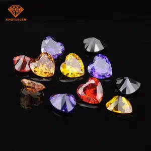 Xingyue Different Shape Loose Gemstone Wholesale Price Heart Round Pear Square Shape For White/ Colors CZ Stone