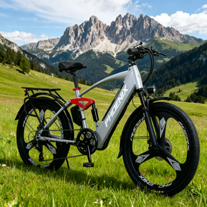 Factory Direct Lithium 9-Speed Bike 48V 350W Brushless Rear Hub Motor Aluminum <b>Frame</b> Front/Rear Mountain Q1 9-Speed Gears Offers - Product Image 1