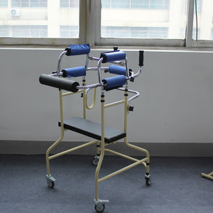 Jinyu Walker <b>Rollator</b> With Brake And Seat For Elderly Mobility Assistance Blue Color Manual Operation CE Certified - Product Image 1