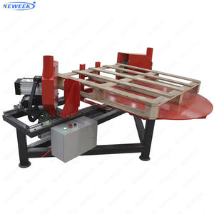 NEWEEK Semi Auto Double <span class=keywords><strong>Coin</strong></span> Table Type Angle Droit Palette en <span class=keywords><strong>Bois</strong></span> Arrondissement Chanfreinage Palette en <span class=keywords><strong>Bois</strong></span> <span class=keywords><strong>Coin</strong></span> Machine de Coupe - Product Image 1