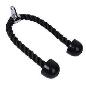 Cuerda de tracción doble YX para bíceps y tríceps <span class=keywords><strong>con</strong></span> mosquetón, máquina de nailon para bíceps, equipo de gimnasio comercial, bandas para bíceps - Product Image 2