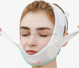 Cheek V-Line Lift up Band Doble mentón Reductor Shaper Masaje Cara Adelgazamiento Banda Correa V Lift Mask Vendaje Facial Lifting Belt - Product Image 2