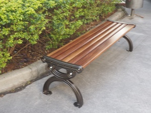 Bancs extérieurs plats de <span class=keywords><strong>piscine</strong></span> de meubles d'hôtel de chaise de banc de jardin de fibre de verre - Product Image 3