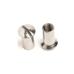 Écrous à tête fraisée M6, écrous Chicago à tête fraisée avec tête hexagonale, rivets fraisés, rivets en acier inoxydable, rivets Revit - Product Image 4