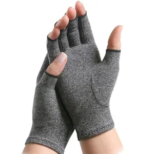 Спортивные перчатки с полупальцами для мужчин и женщин, для езды на велосипеде, для снятия симптомов напряжения, болезни, боли в суставах, компрессионные перчатки для артрита