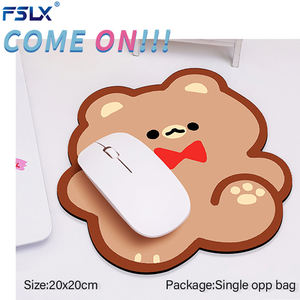 FSLX-alfombrilla de goma personalizada para ratón Kawaii, venta al por mayor, alfombrilla de ratón personalizada con estampado de Anime, Logo personalizado impreso - Product Image 3